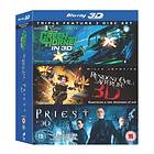 Green Hornet/Priest/Resident Evil: Afterlife (UK) (Blu-ray)