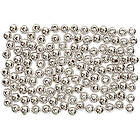 Creativ Company Vaxpärlor Hålstl 0.7 mm 150 St/1 Förp Vaxpärlor, silver, Dia. 3