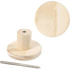 Creativ Company Träknopp Rund Djup 4.5 cm 1 St Träknopp, rund, djup cm, Dia. 7 s
