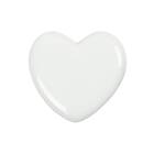 Creativ Company Glass Heart White 1st.