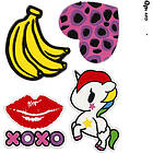 Creativ Company Stickers Soft XOXO 12.2x17.75 cm 1 Ark Stickers, XOXO, cm, ark 2