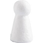 Creativ Company Kägelkropp Vit 1 Förp Kägelkropp, vit, H: 5.5 cm, Dia. 33 mm, 5