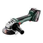 Metabo W 18 L BL 9-125 (2x4Ah)