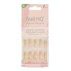 Nail HQ Long Coffin Creamy Nude 24 pcs