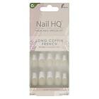 Nail HQ Long Coffin French 24 pcs