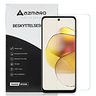 Azmaro Motorola Moto G73 5G Ultraklart Skärmskydd i Härdat glas Genomskinlig