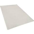 Beliani Teppe Wool Rug 160x230 x 230 cm Off White ERZIN