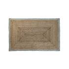 DKD Home Decor DKD Matta Scandi Grön Ljusbrun Jute (120 x 180 1 cm)