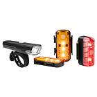 Blackburn Luminate 360 Blitz Light Set Svart 400 / 65 / 85 Lumens