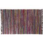 Dark Shumee Matta Cotton 160|230 rug x 230 cm multicolored Danca