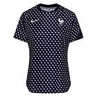 Nike Frankrike Tränings T-Shirt Dri-FIT Women's EURO 2022 Blue/Vit Dam adult CW9