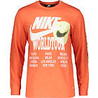 Nike T-Shirt NSW World Tour L/Ä Orange/Vit adult DA0629-842