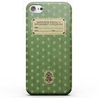 Slytherin Text Book Phone Case for iPhone and Android iPhone 5/5s Snap Case Gloss