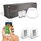 Flooré Styrpaket med 2 trådlösa termostater Smart styrning SP-2-2-UGE