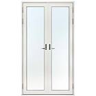 Profil Svenska Fönster Parfönsterdörr Helglasad Aluminiumbeklätt Trä Rund SP Balans 3-Glas 160x210 Hö 651126162150