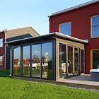 Halle Skjutbart Fönsterparti Thermo 4 Fönster 2 Spår Vit Skjutfönster 4-del 2-spår 4700x1300 WZSLVSF44713