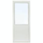 SP Fönster Svenska dörr Inåtgående Aluminiumbeklätt Trä Rund Profil SP Enkeldörr Intakt 3-Glas Aluminium Hö 90x210-140