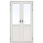 SP Fönster Svenska Pardörr Trä Rund Profil SP Pardörr Stabil 3-Glas 120x220/120 Hö 66012212221250