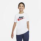 Nike T-Shirt NSW Futura Icon Blanc/Navy/Röd Barn kids AR5252-107