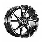 Alutec ADX.01 diamant-schwarz frontpoliert 7,0x17 5/100,00 ET38 B57.1