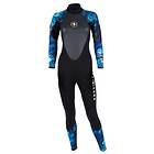 Aqualung Hydroflex Fs Woman 1 Mm Svart,Grå 2XL