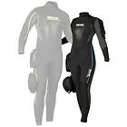 Seacsub Master Dry 7 Mm Semydry Suit Svart XL