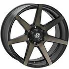 Diesel Avalanche Matt Black 8.5x17 6/139 ET20 B110.1