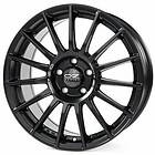 OZ Superturismo LM Matt Black Lettering Silver 8x18 5/112 ET48 B75