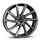 Borbet VTX Graphite Polished 9,5x19 5/112 ET25 B66.6