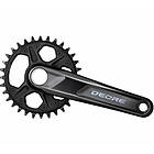 Shimano Deore M6120 Crankset Svart 170 mm / 32t