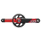 SRAM X01 Dh Dub Direct Mount Crankset Röd,Svart 165 mm / 34t