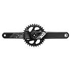 SRAM X01 Eagle Dub Fat5 Crankset Svart 170 mm / 30t