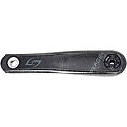 Stages Cycling Sram Gxp Mtb Carbon Left Crank With Power Meter Svart 175 mm