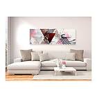 Tavla Geometric Background (1 Part) Narrow 135x45 sp. z o. TM-N7795-DKXL