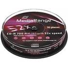 MediaRange CD-R 700MB 52x 10-pack Spindle