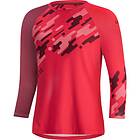 Enduro Gore Wear C5 Trail Long Sleeve Jersey Röd L Kvinna