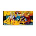 Canvastavla YTY & Fractals Flerfärgad 120x50 cm 451ERN1641