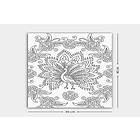 Dekorativ Canvastavla 30x40 cm Vit|Svart 454MND1102
