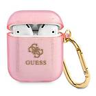 Guess Glitter Collection Skal AirPods Rosa
