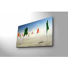 Dekorativ Canvastavla med LED 45x70 cm Flerfärgad 254LED4378