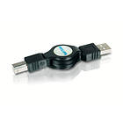 Philips SWR1200 USB A - USB B (Retractable) 2.0 1m