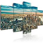 Arkiio Akrylglastavla NY: Dream City Foto på akryl [Glass] 200x100 A3-Acrylglasbild328