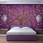 Arkiio Fototapet Abstrakt: Träd Violett abstrakt: träd (violett) 350x270 A3-FTNT0828-P
