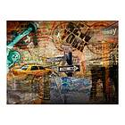 Arkiio Fototapet New York: Statue Of Liberty, Brooklyn Bridge... of 250x193 A3-XLFTNT0684