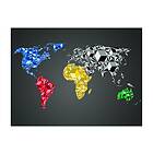 Arkiio Fototapet Map Of The World Colorful Solids of the colorful solids 400x309 A3-4XLFTNT0427