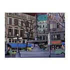 Arkiio Fototapet Skymning Över Den Parisiska Torget över den parisiska torget 200x154 A3-LFTNT0690