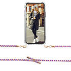 Boom Galaxy A10 mobilhalsband skal Rope CamoPurple