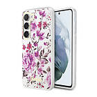 Guess Galaxy S23 Plus Mobilskal Flower Collection Vit