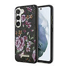 Guess Galaxy S23 Plus Mobilskal Flower Collection Svart