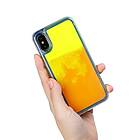 Orange Liquid Neon Sand skal till iPhone X